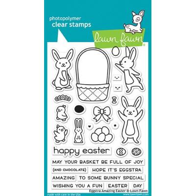 Lawn Fawn Clear Stamps - Eggstra Amazing Easter